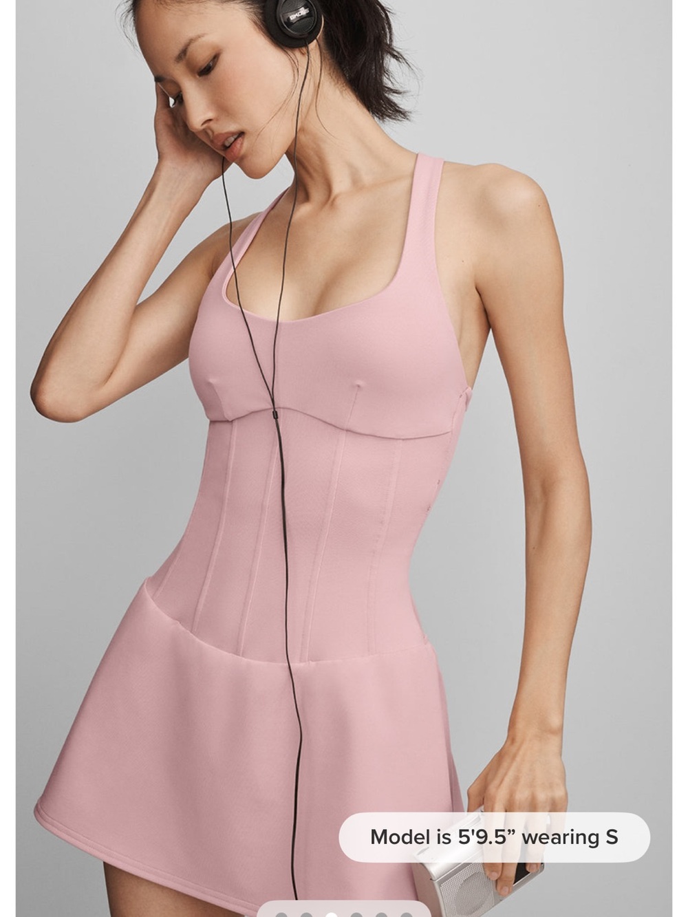 ALO Yoga Light Pink Mini Dress - Picture 5 of 14